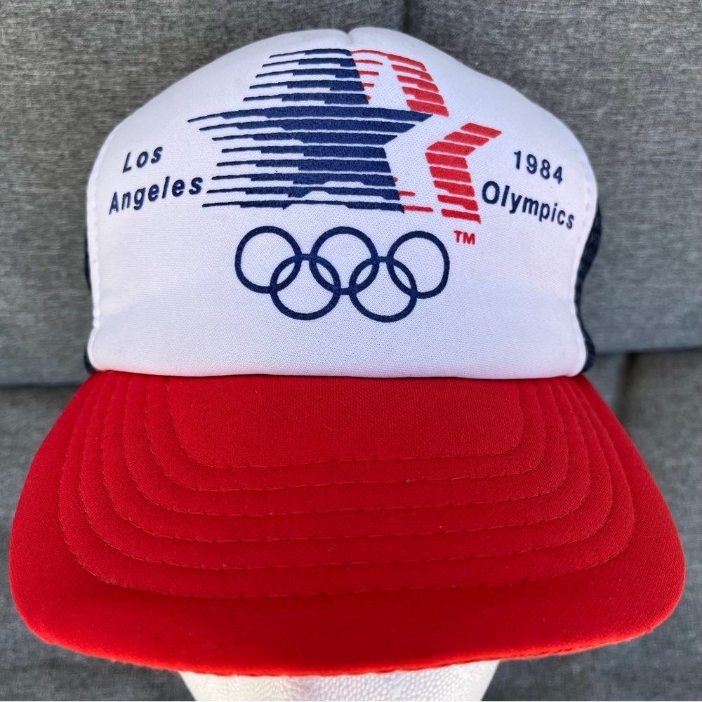Los Angeles 1984 Olympics Vintage Trucker Snap Back Cap
